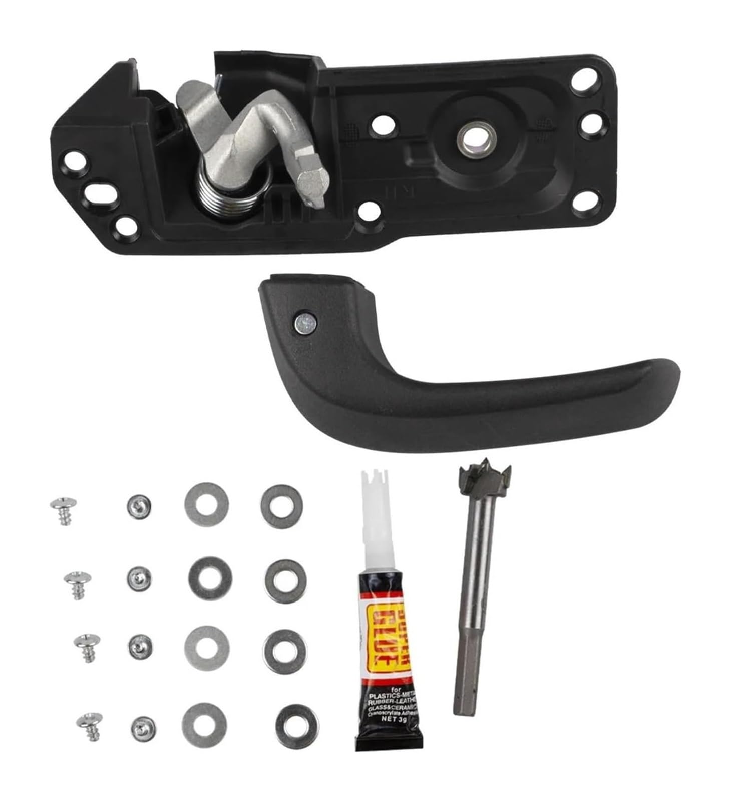 Tytyass One Color Inner Door Handle For Silverado Car Interior Left&Right Door Handle Repair 20833602 20833606(Right)