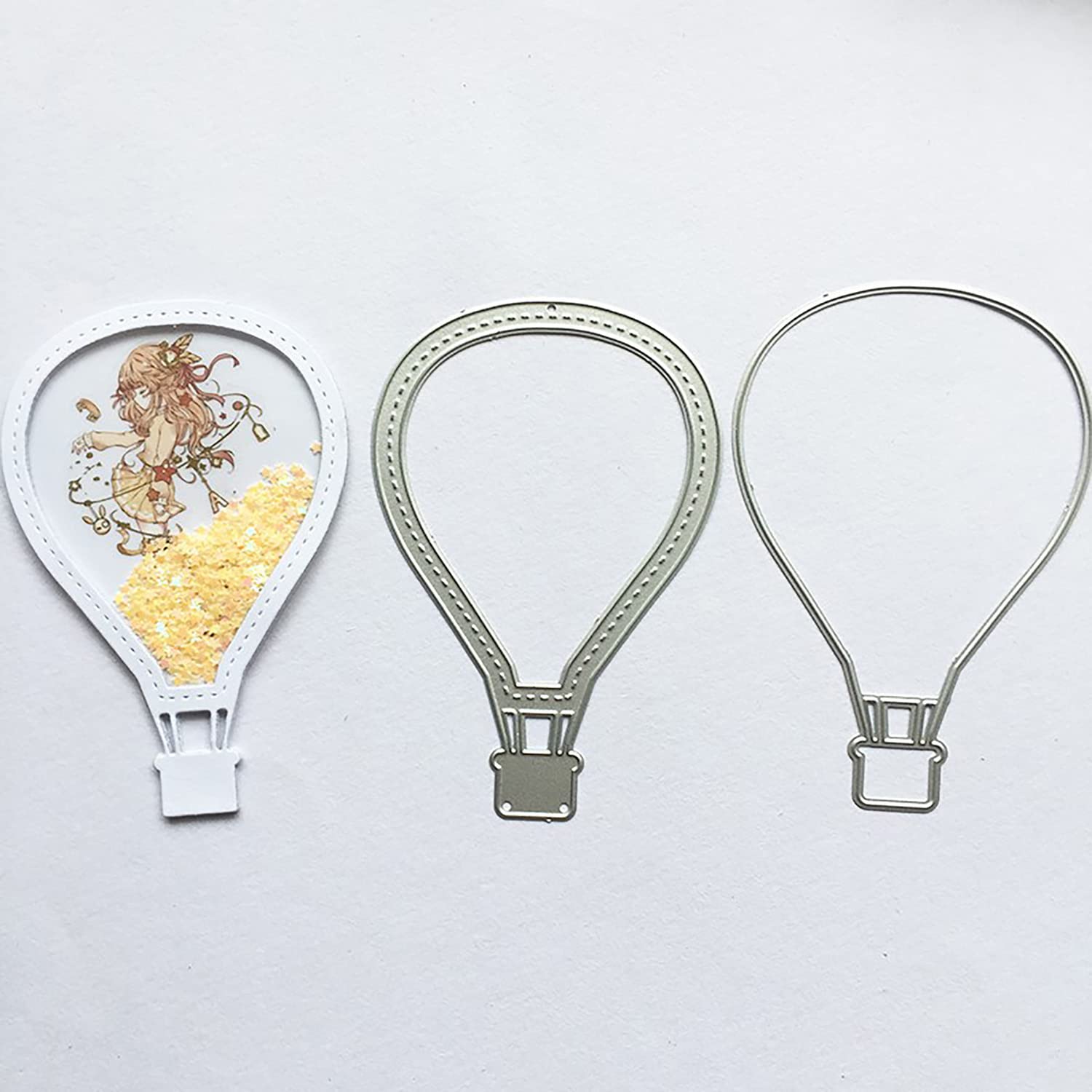 Globos De Cumpleaños, Troquelados, Marco De Corte En Relieve, Plantilla Para Hacer Tarjetas, Invitaciones, álbumes De Recortes, Manualidades (globo De Cumpleaños, 1 Unidad