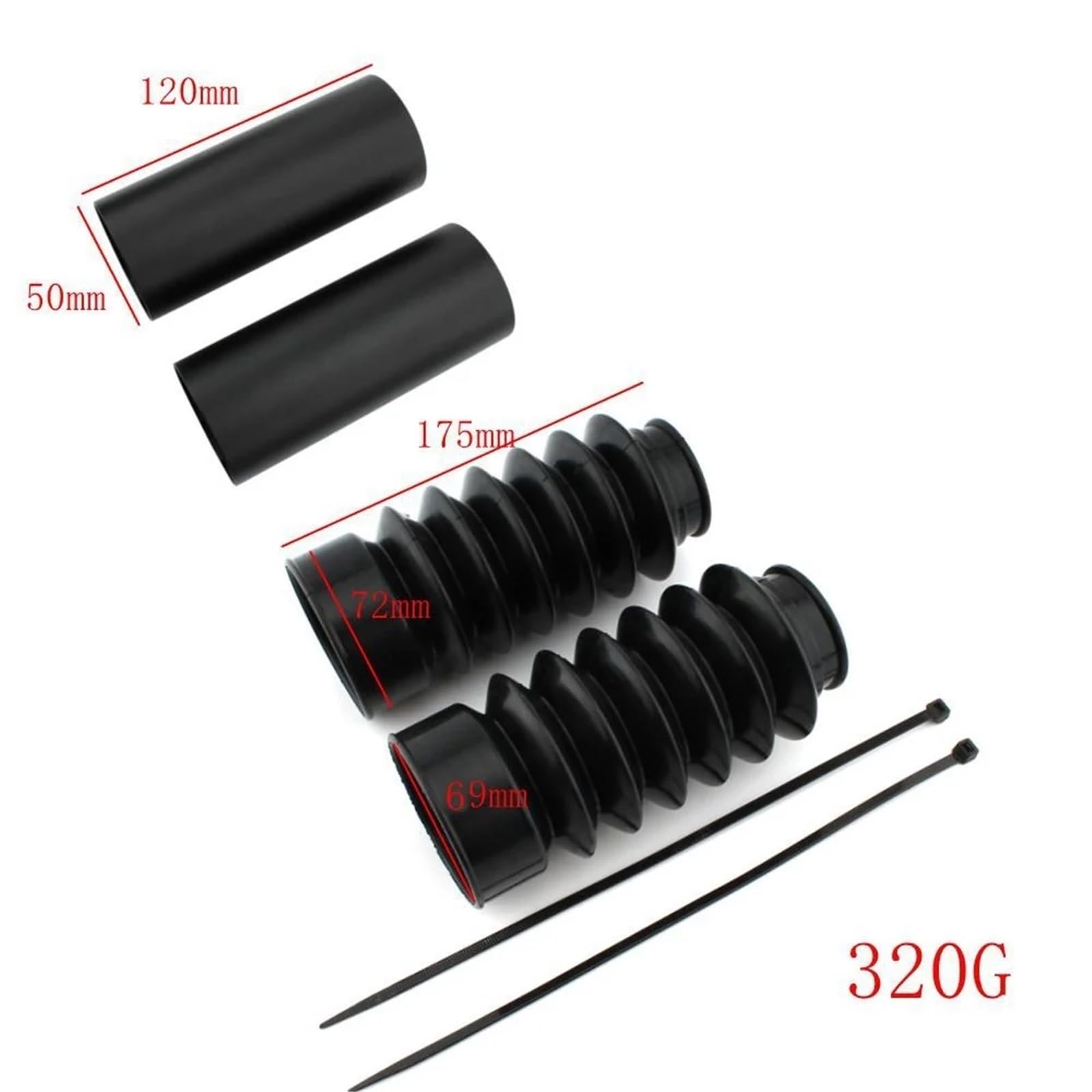 Widelce motocyklowe Osłona amortyzatora przedniego widelca motocykla pasuje do Triumph Bonneville Bobber Thruxton Bonneville Speedmaster 2021-2025(B no holes)