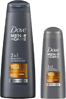 Dove Men+Care Thick & Strong 2in1 Shampoo+Conditioner & Dove Men+Care Thick & Strong 2in1 Shampoo+Conditioner