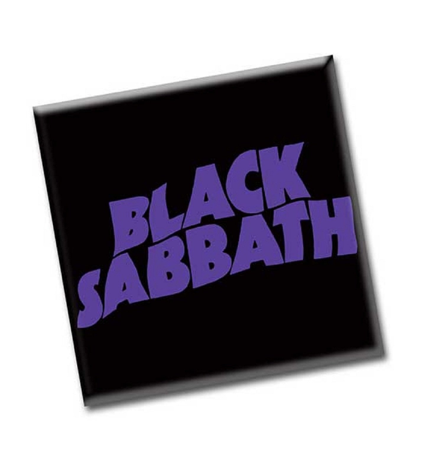 Black Sabbath Wavy Logo new Official 76mm x 76mm Fridge Magnet