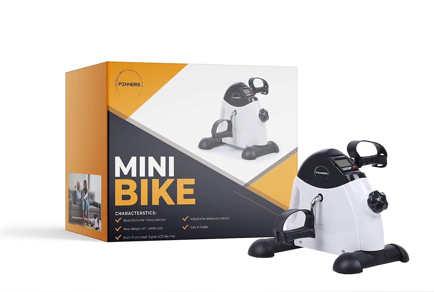 Pédales statiques Exercice, Mini Vélo d'appartement, Pédalage Statique, Appareil d'exercice à Domicile, Pédales Personnes âgées, Pédales pour Personnes âgées, Pédale