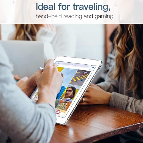 Miniatura 8 de TiMOVO Funda para iPad 10.2 de 9 generación 2021, iPad de 8 generación 2020, iPad de 7 generación 2019, delgada, translúcida, dura, con soporte,