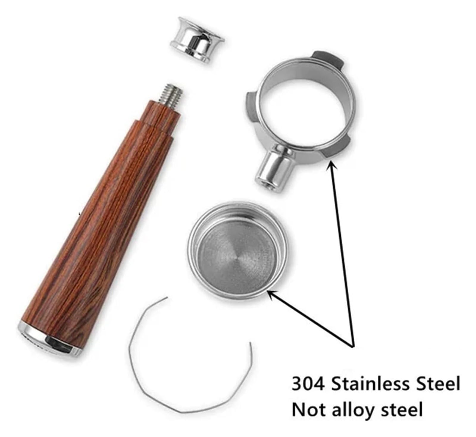 51mm Coffee Bottomless Portafilter Naked,H10B/H11/H8A/H5,BR1101