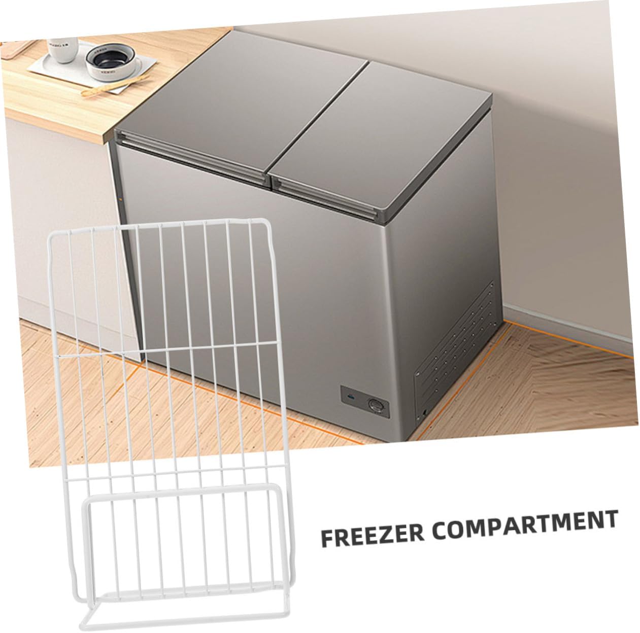 2pcs Freezer Wire Divider Rv Refrigerator Accessories Freezer Mesh Separator Shelf Divider for Fridge