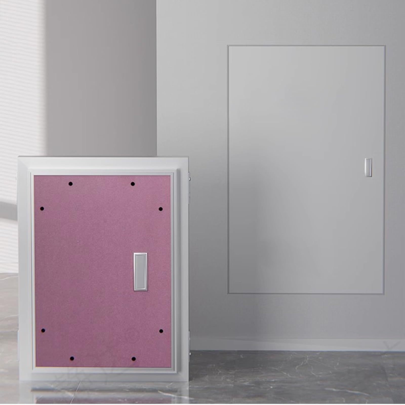 Trampilla Pladur Ignífuga Puerta de Acceso para Placas de Yeso Laminado con Tirador, Comercial Empotrada Placa de Cubierta de Inspección de Servicios Públicos para Placas de Yeso Laminado(36x40inch/91