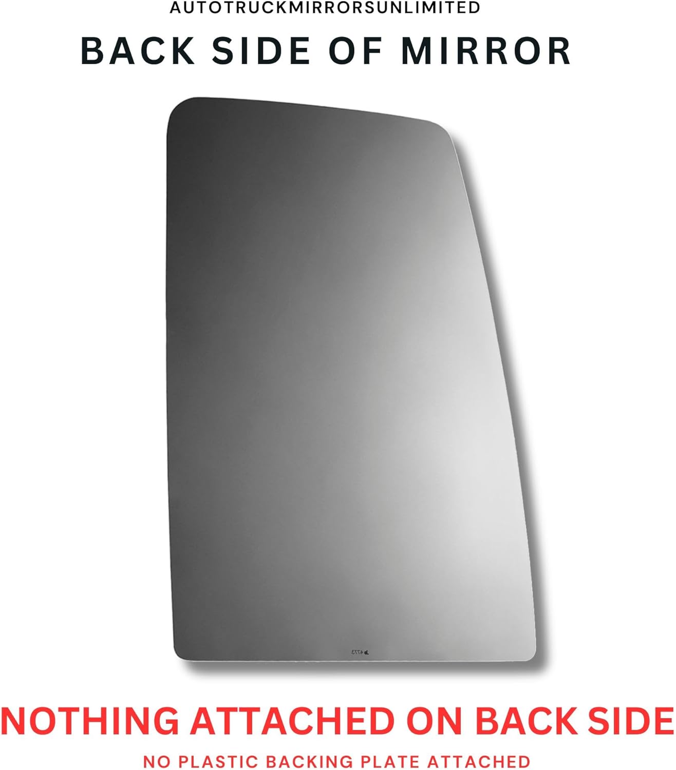 Driver Side Mirror Replacement Glass with Adhesive Pads for 2016-2024 Ford F-650 F650, F-750 F750 Side View Mirror Left LH