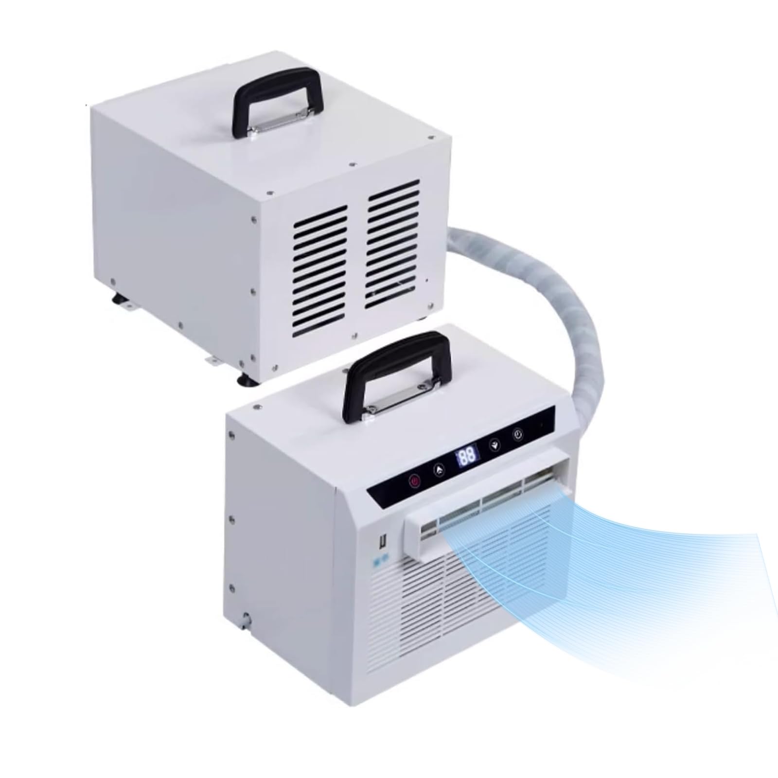 KUSOLE Portable split-system air conditioner, 3,000 BTU rapid cooling 1.5-meterpipe