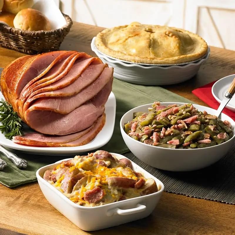 Burgers' Smokehouse Complete Oven Ready Hickory Smoked City Ham Meal