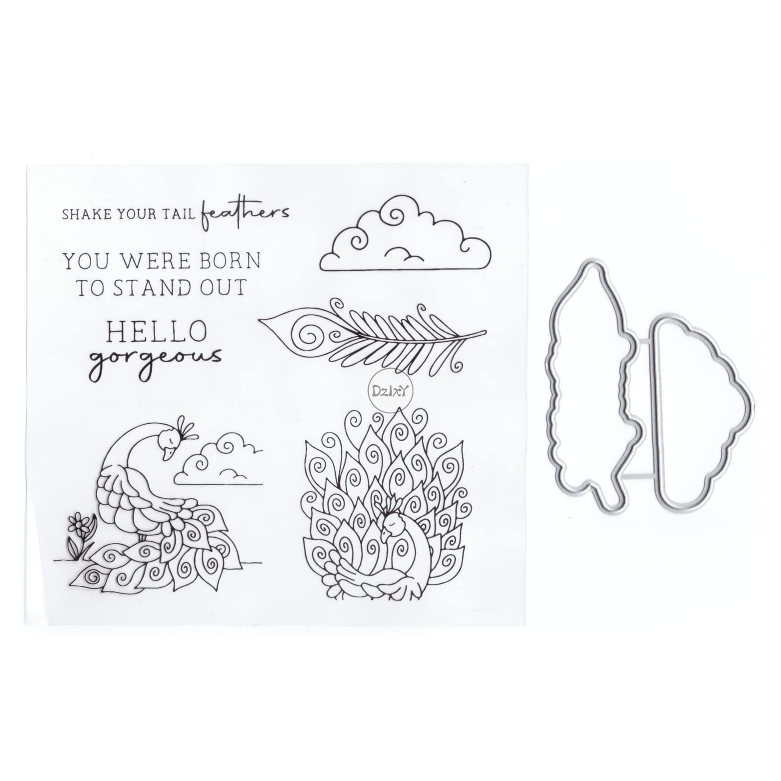 Tampons Transparents Et Matrices De Découpe Métal DzIxY - Pour Scrapbooking, Cartes, Créations En Papier