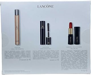 Lancôme - Set de viaje – Trésor L'Eau de Parfum 10 ml + máscara Hypnôse Mini de 2 ml + crema L'Absolu Rouge Mini 196
