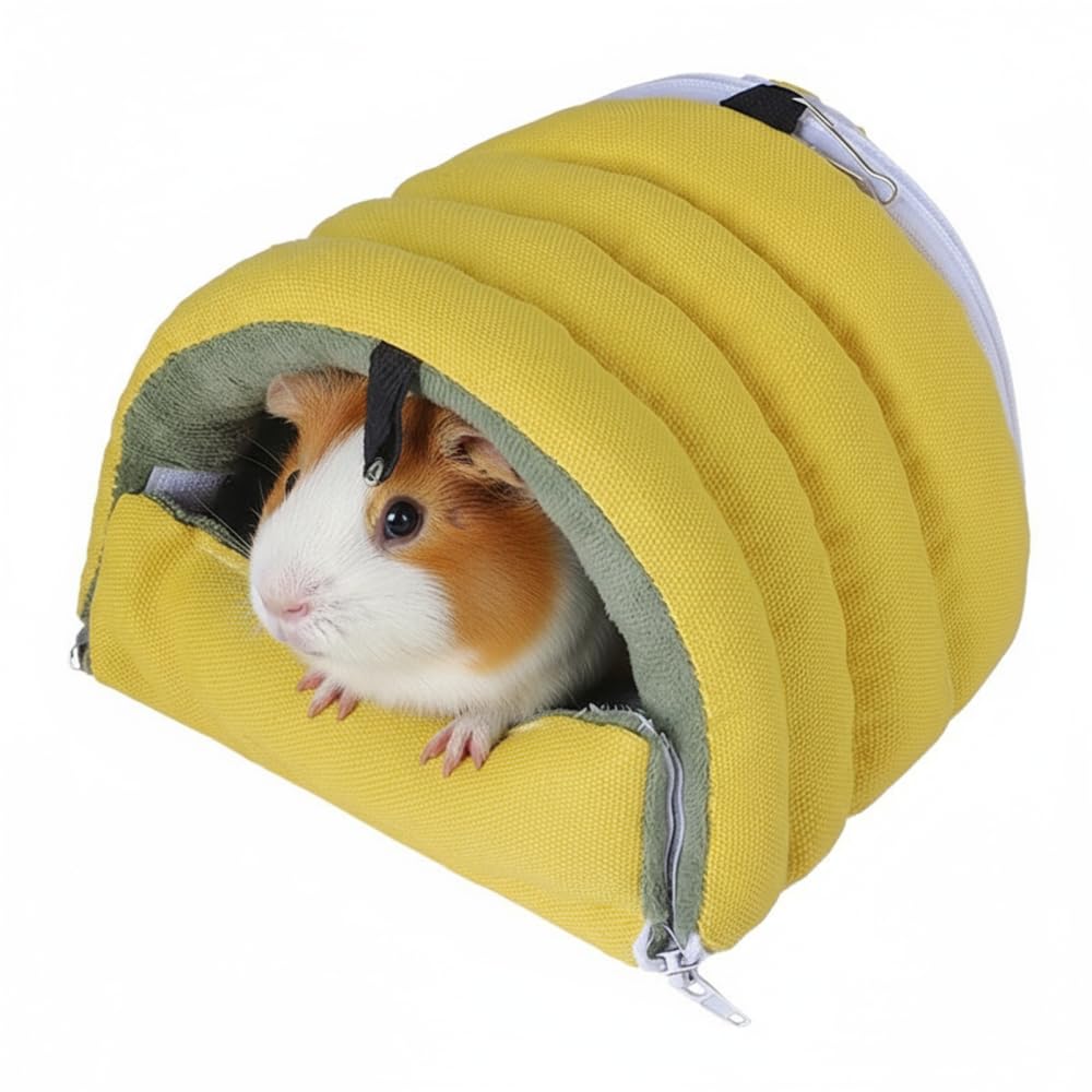 DONGKER Guinea Pig Hideout,Washable Rabbit Bed for Hamsters Dwarf Rabbits Chinchillas, Ferrets Hedgehogs Bearded Dragons Rats and Other Small Animals