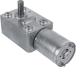 DC 12V Gear Box Motor, CW/CCW Reversible High Torque Worm Geared Motor (40RPM)