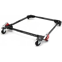 Steelman Universal Rolling Base for Large Power Tools and Machinery, Durable Steel Construction, Adjusts from 12 inches to 33 inches, Foot Levers Lock for Stability, 400 lb. Capacity
