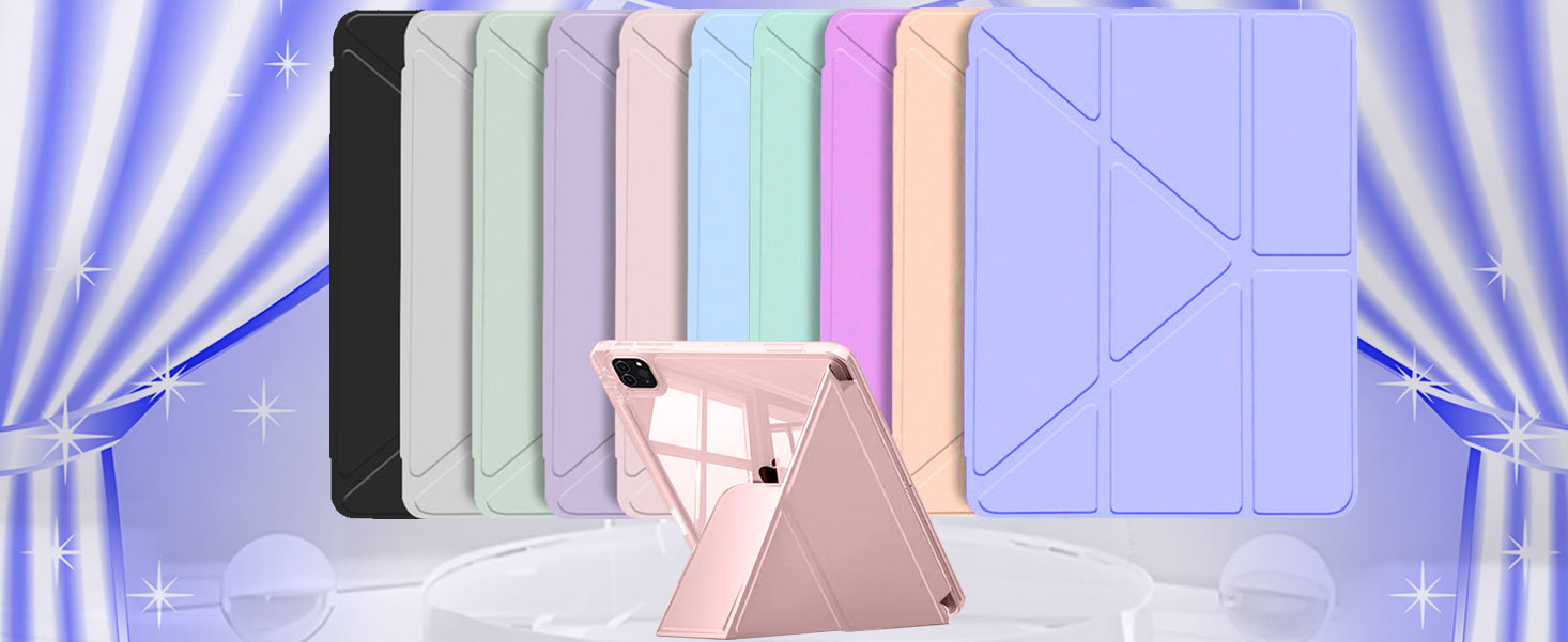 Hülle Für Huawei MatePad SE 11 Zoll (2024) – Transparent, Stoßfest, Mit Stifthalter & 6-in-1 Ständer | Lila