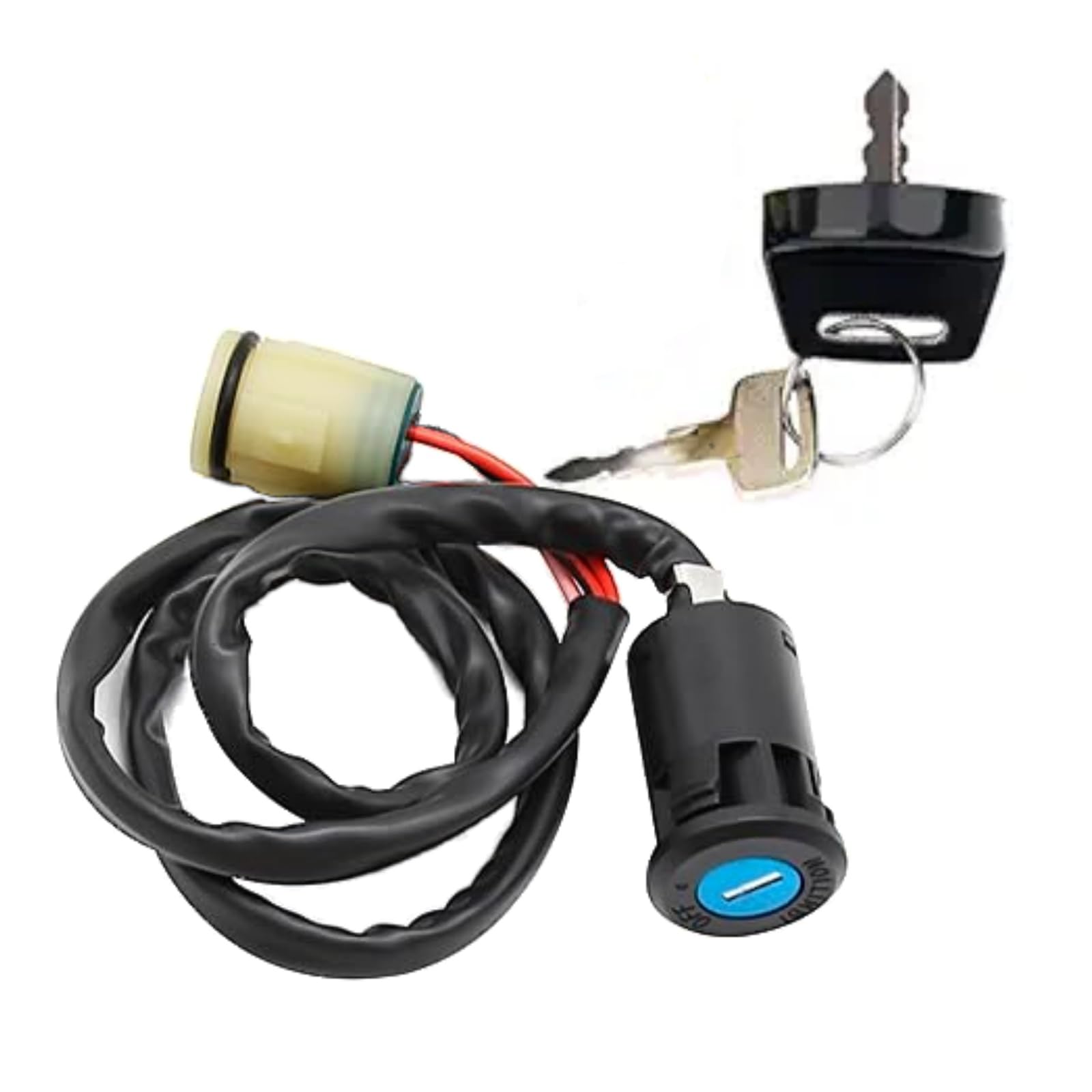 Ignition Switch with Key Fits for Honda ATV TRX350 TRX420 TRX450 Rancher 350 400 420 Foreman 450 500 TRX350FM 4x4 2000-2006 Waterproof Rubicon 500 650