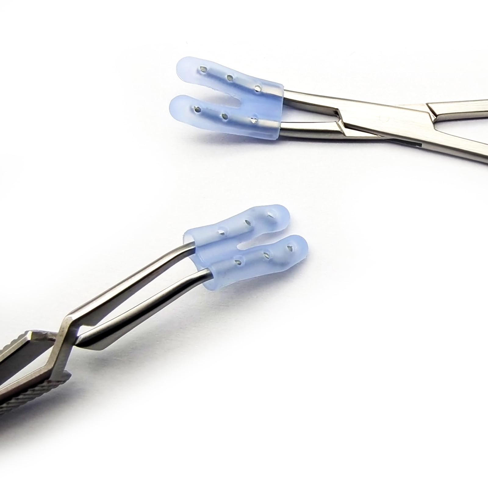 100PCS Surgical Instruments Protective Caps,Hemostat Tip Cap,Double Microforceps Tip Cap,Prevents Wear and Tear of Surgical Instruments,Avoiding Scratches from Instruments(2.78x20mm)