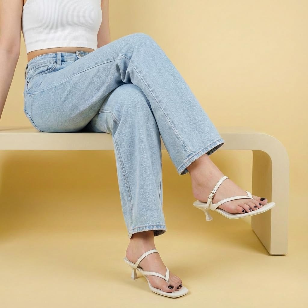 CUSHIONAIRE Madrid Kitten Heel Square Toe Women's Sandals - Comfortable Dressy Strappy Heels Sandals for Women, Wide Widths Available - Image 7