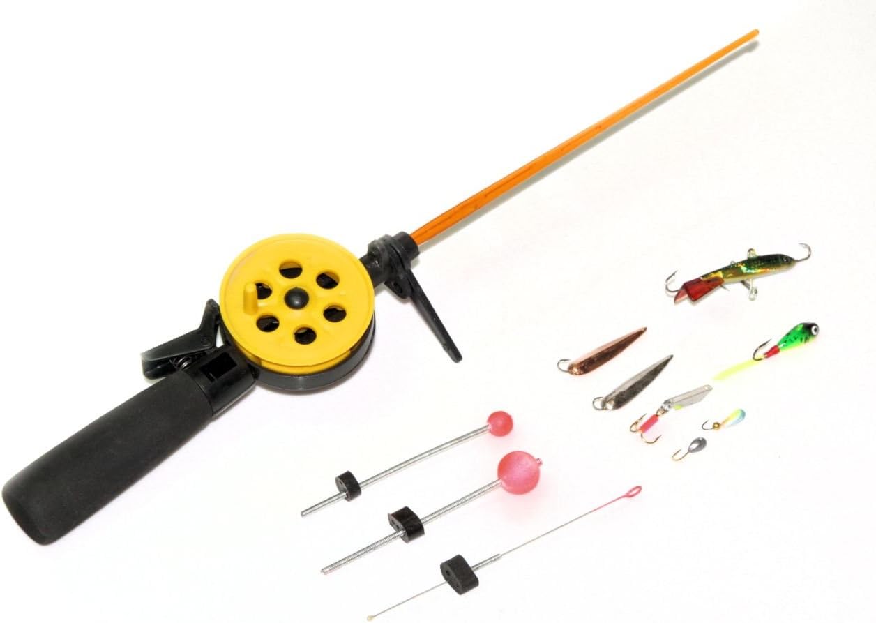 Ice Fishing Rod Set with Mormyschka + Kivok + Indicator