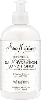 Sheamoisture Daily Hydrating Conditioner For All Hair Types 100% Virgin Coconut Oil Sulfate-Free 13 oz (Packaging May Vary)