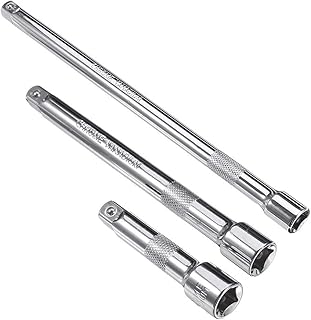 3/8inch 10mm Socket Ratchet Wrench Extension Bar CRV 75/150/250mm Long Bar