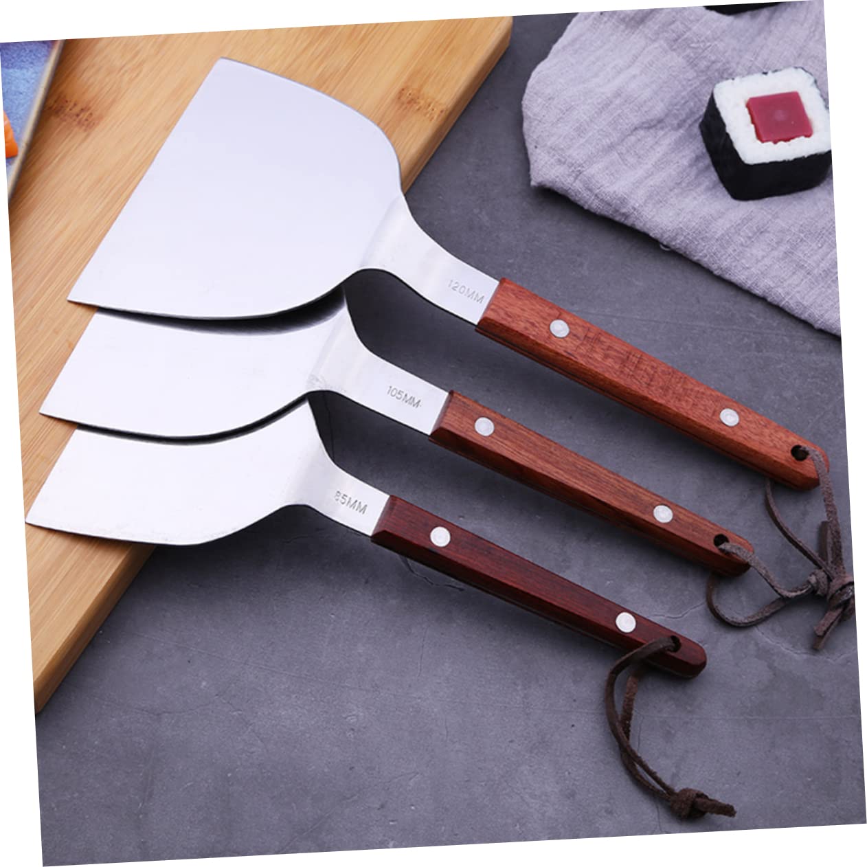 TIDTALEO Pizza pizza spatula pizza turning peel metal pizza peel metal pizza shovel pizza oven paddle pancake turner spatula cake mix Baking Stainless steel fried steak Spatula