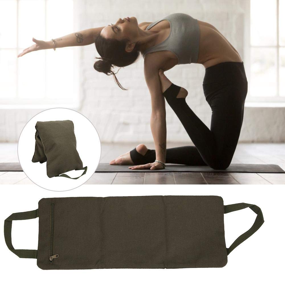 Borsa Da Yoga Con Braccio Sottile Keenso - Allenamento Con Sabbia, Regolabile, Verde Militare - Foto 2