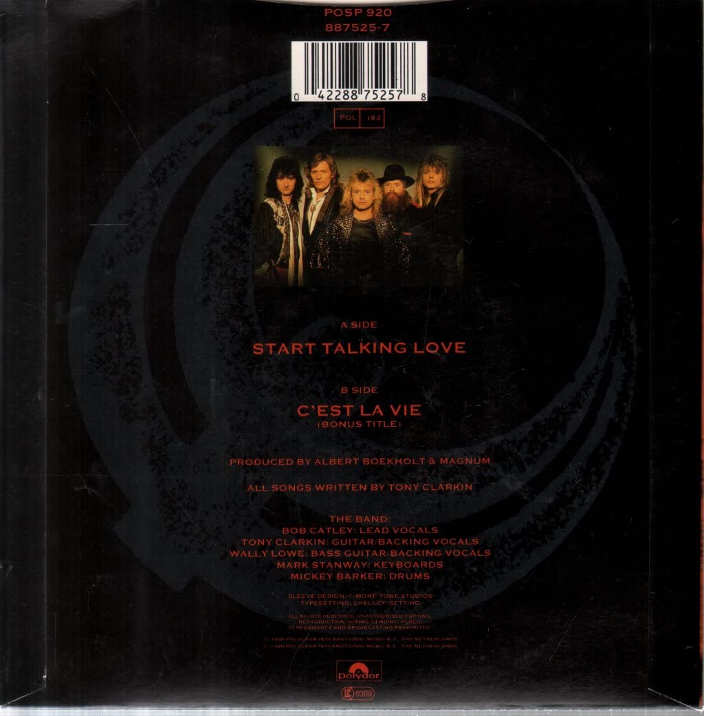 Start talking love (1988) / Vinyl single [Vinyl-Single 7'']