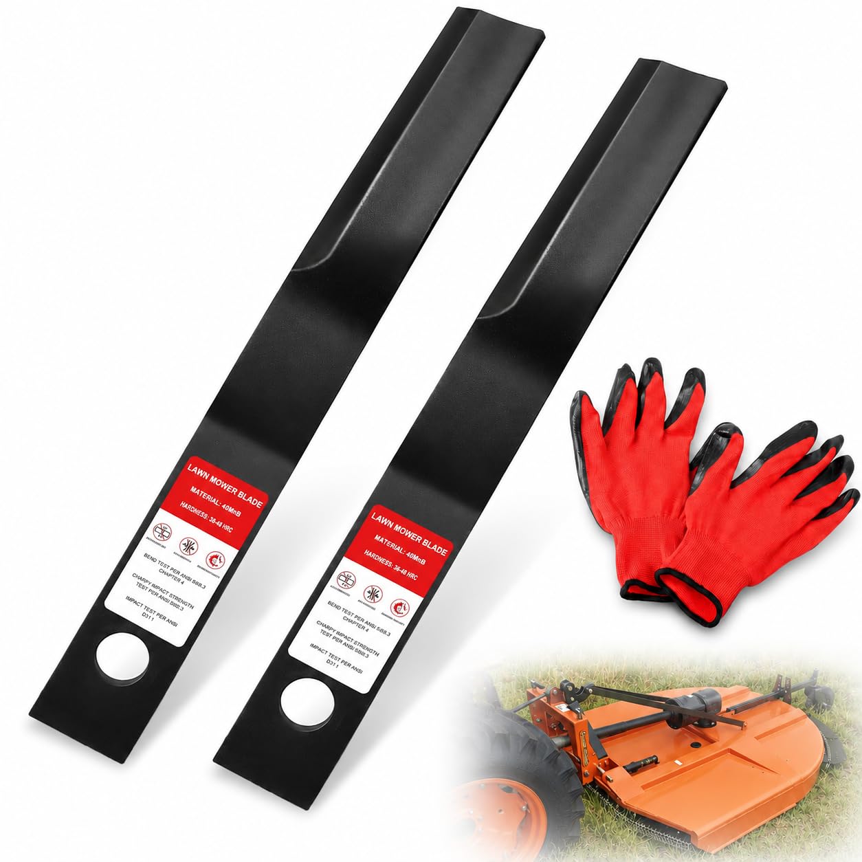 Amazon.com : 820-198C Lawn Mower Blades Compatible With Land Pride