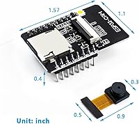 Vista 8 de 2 unids ESP32-CAM WiFi inalámbrico+placa de desarrollo Bluetooth con módulo de cámara OV compatible con Arduino