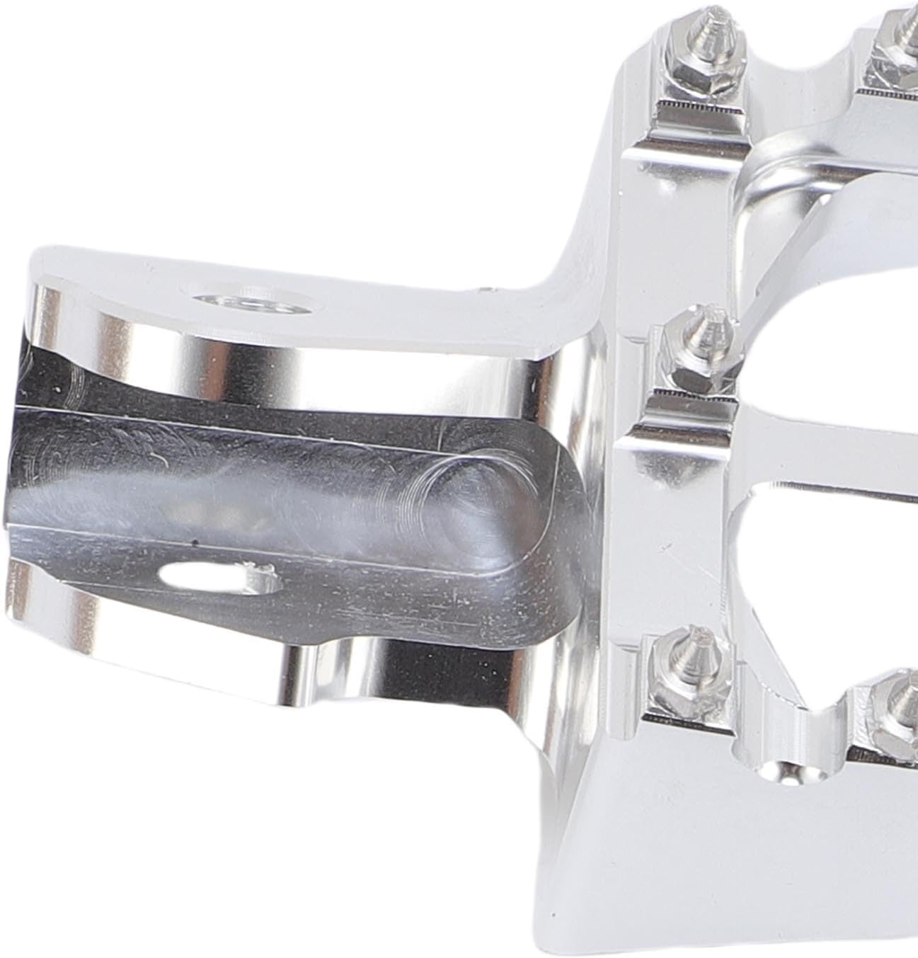ANGGREK Supply, Peg 7075 Aluminum Alloy Replacement for e Ride SS for Cycling (Silver)