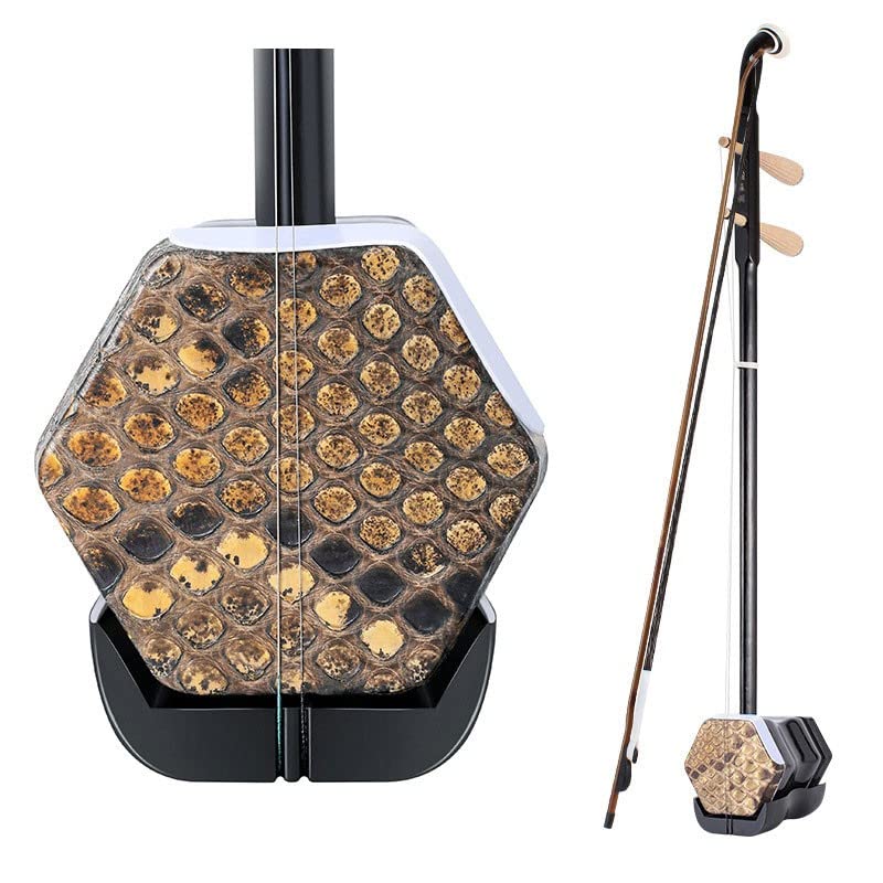 Chinesische Geige, Erhu, traditionelle nationale Musikinstrumente zum Üben und für Bühnenauftritte