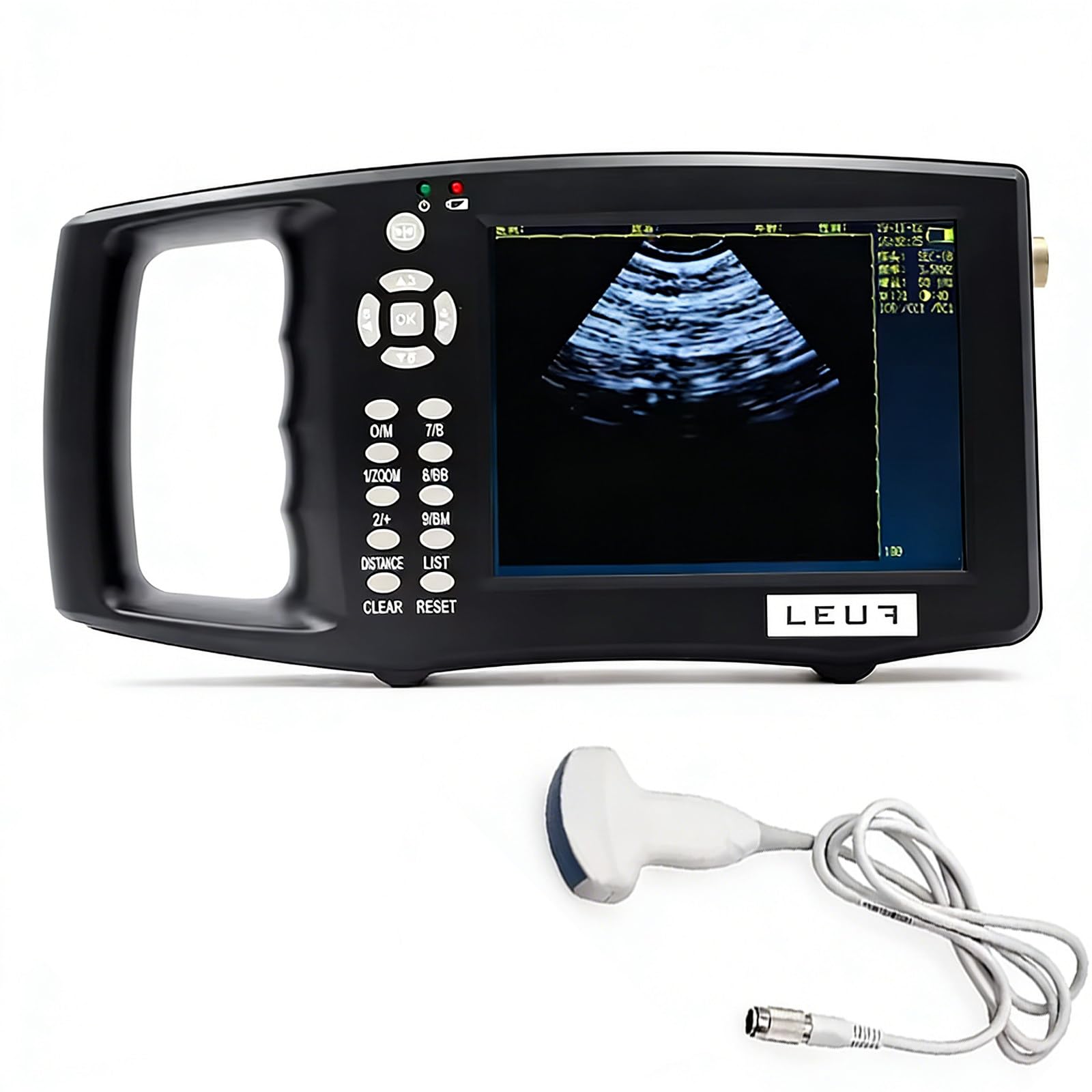 Kit Scanner Vétérinaire,Scanner B Portable pour Animaux D'élevage,Sonde 3,5 MHz,écran HD 5,6",Préchauffage Instantané,pour Le Suivi Gestation Et La Gestion La Reproduction chez B