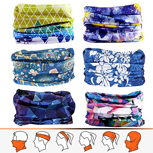 Image of JOEYOUNG Headwear, Bandana, Neck Gaiter Head Wrap Headband Balaclava Magic Scarf