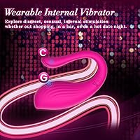 Vista 3 de Vibrador de aplicación y control remoto, vibrador portátil, teléfonos inteligentes Healexcer, motores duales, juguetes sexuales para adultos