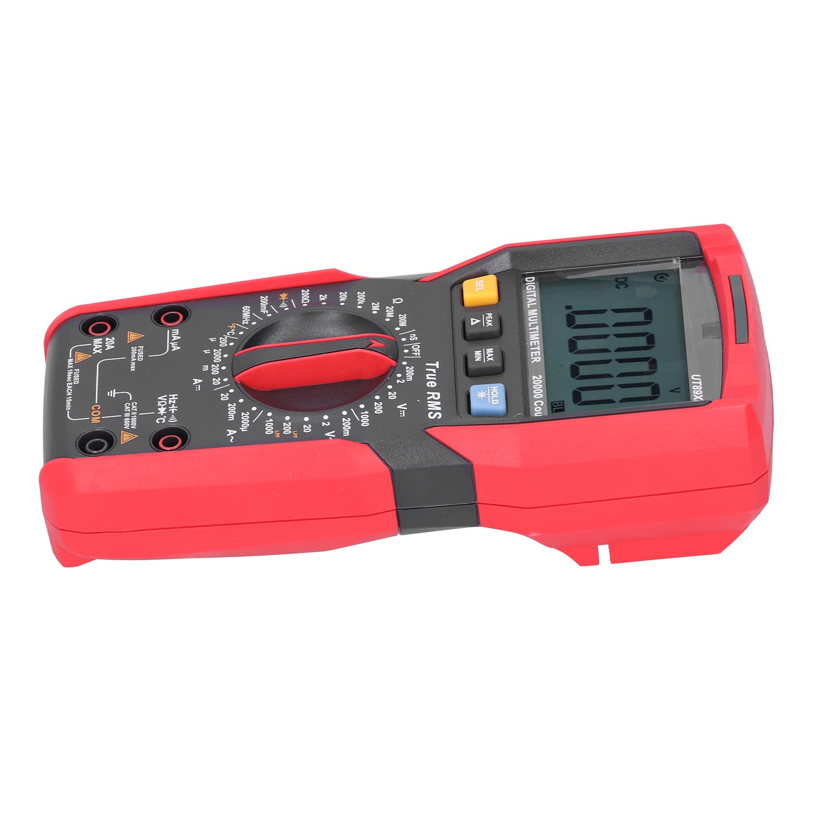 Multimetro Digitale UT89XE, Misuratore Portatile Ad Alta Precisione per Manutenzione Elettrica, Multifunzionale e Durevole, Materiale ABS, 1 unità