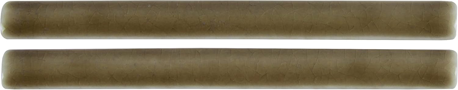 MSI Artisan Taupe Quarter Round Molding 5/8 in. x 6 in. Glossy Ceramic Wall Tile for Bathroom, Kitchen Backsplash, Accent Wall Tile, and Shower Wall Tile