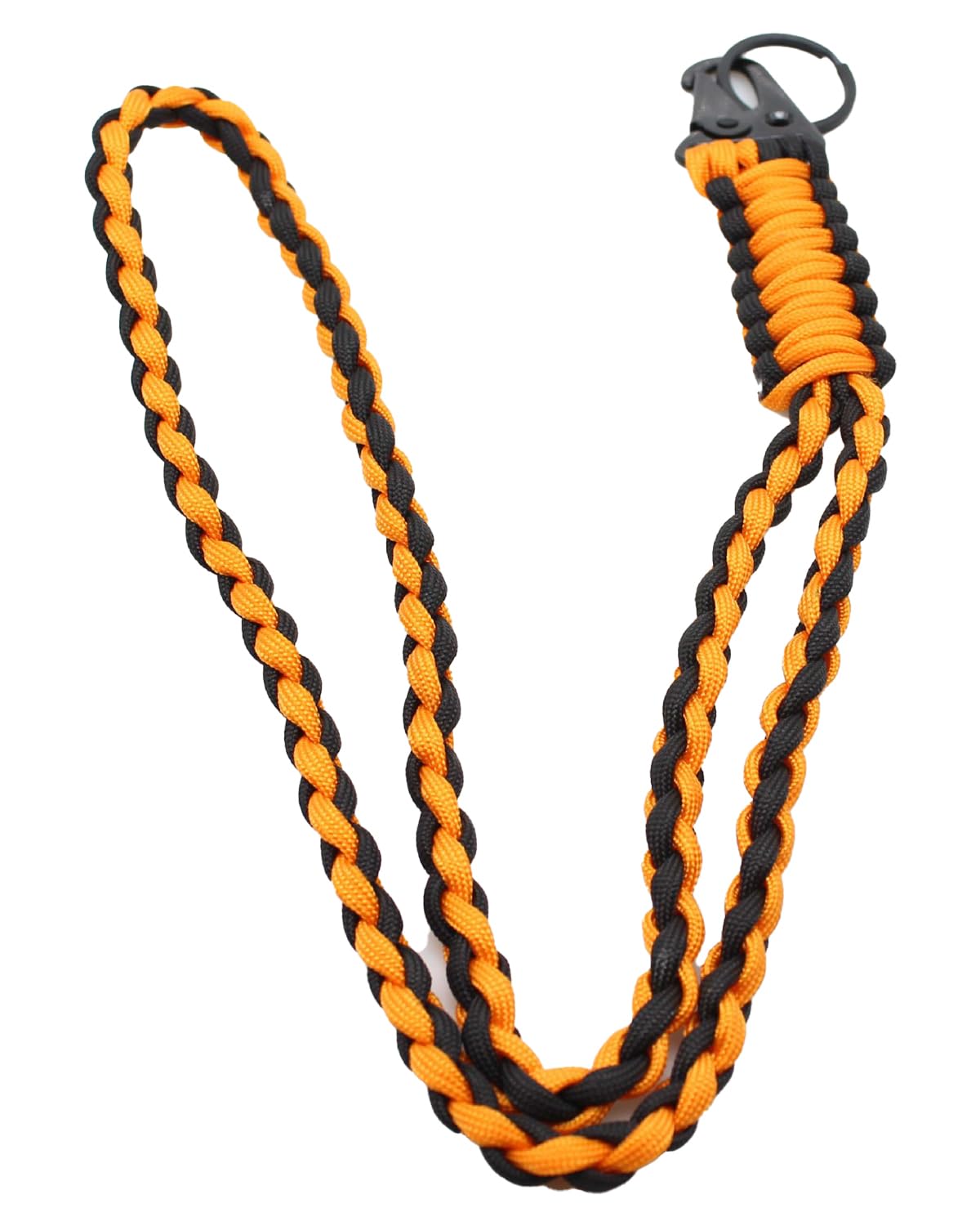 Cordón de paracaídas - llavero de alta resistencia cordón trenzado para muñeca cordón para el cuello para llaves tarjetas de identificación soporte para tarjetas de identificación teléfono