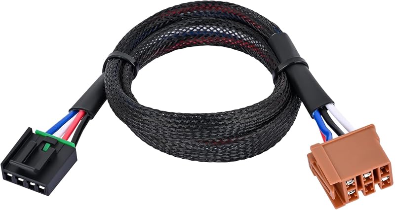 Adaptador de chicote para controlador de freio Nilight 4 pinos para GMC Sierra e Chevrolet Silverado – 1 unidade