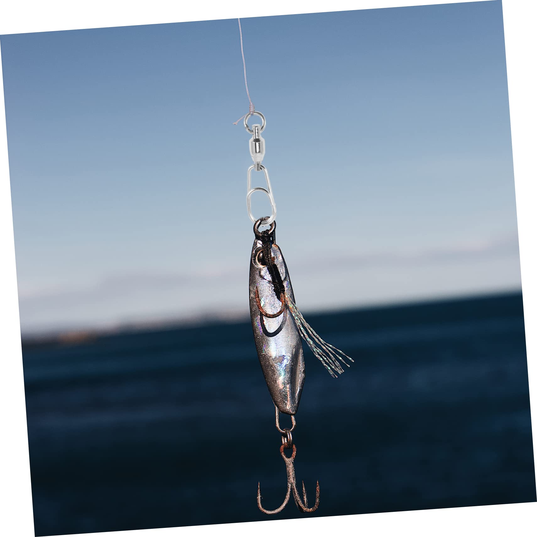 Sosoport 90 Pezzi Otto Figure Anello Connettore Anello Wired Girelle A Scatto Attrezzatura Da Pesca Attrezzi Da Esterno Esche Da Pesca Girelle Anello Strumento Accessori Per La Pesca Sfera