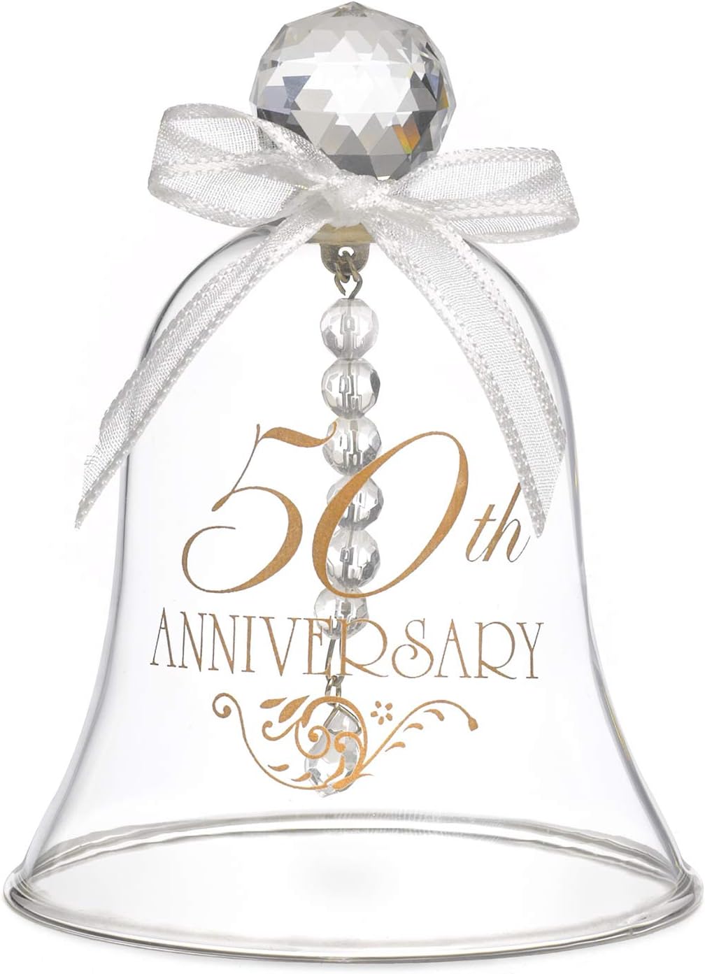 Hortense B. Hewitt Accessories 50th Anniversary Glass Bell