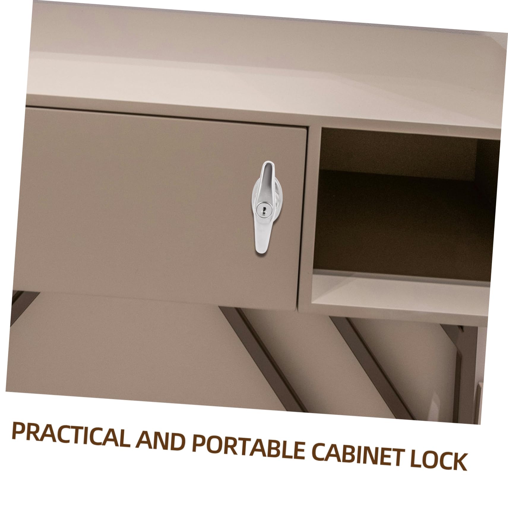 jojofuny 5sätze Cabinet Security Lock Mit Schlüssel Förmiger Griffschloss Für Schränke Elektrische Kästen Und Langlebiges Zinklegierungsmaterial Einfache Installation Effektiver
