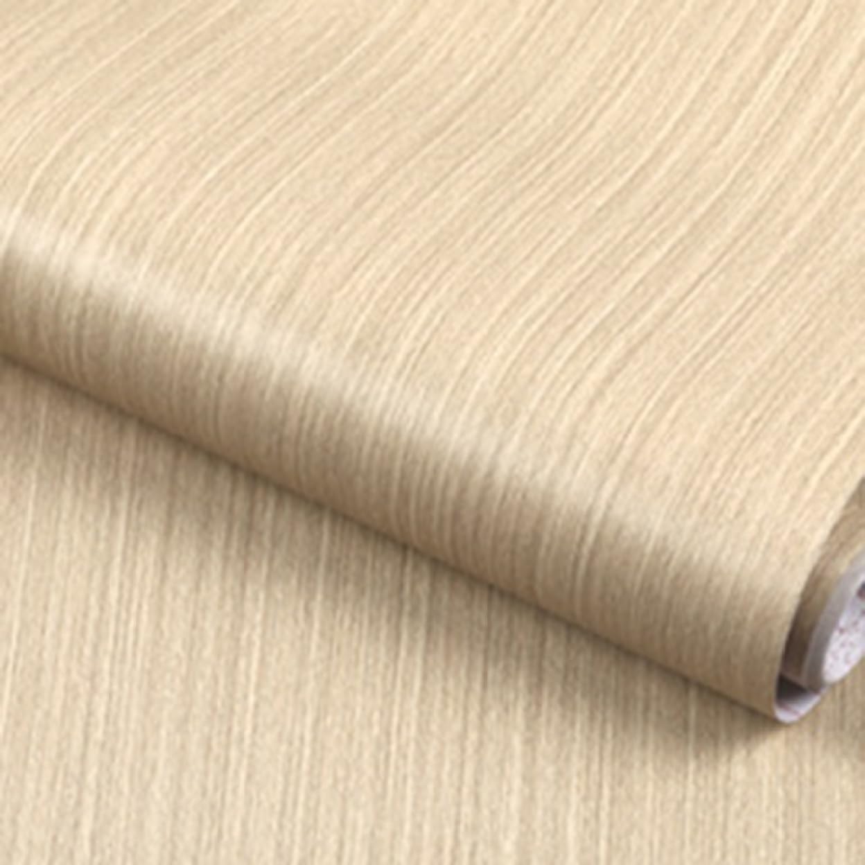 [LJKI] 剥がせる壁紙シール 木目調 のり付き 壁紙 補修 厚手 防水 多用途 ナチュラル おしゃれ リメイクシート 柄08 木