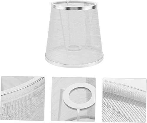 Miniatura 4 de Veemoon Persianas de repuesto para candelabro, pantalla decorativa transparente, cubierta de luz de rosca plateada para el hogar, tela elegante y