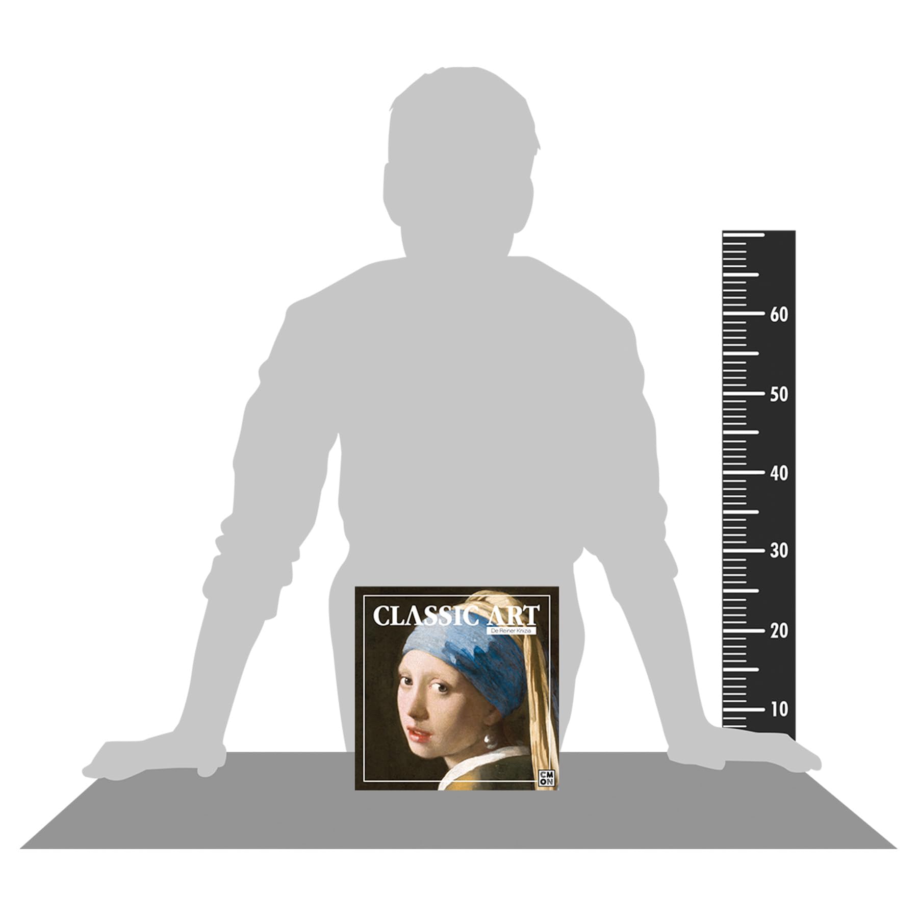 CMON | Classic Art | Juego de Mesa de Estrategia para Adultos | A Partir de 14 Años | De 3 a 5 Jugadores | 30-60 Minutos por Partida | Español