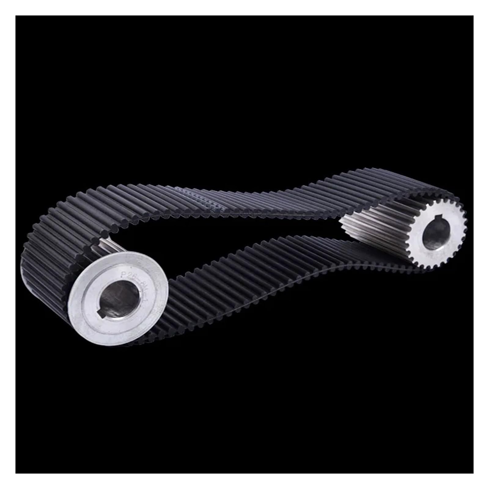 Correa de distribución dentada de doble cara, perímetro de goma D5M, 1140mm ~ 3470mm, ancho de correas síncronas de 40mm, paso de 5mm, 1 ud.(1140mm)