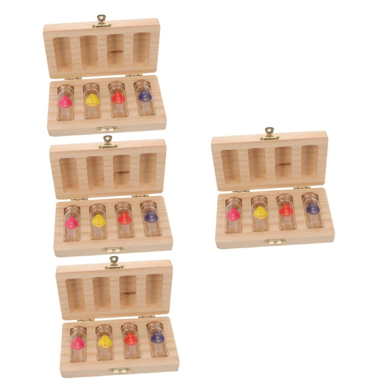 TOYANDONA 4juegos Caja De Recuerdo Para Dientes De Niño Niña Organizador De Recuerdos De Dientes Infantiles Recipiente Para Guardar Memorias Infancia