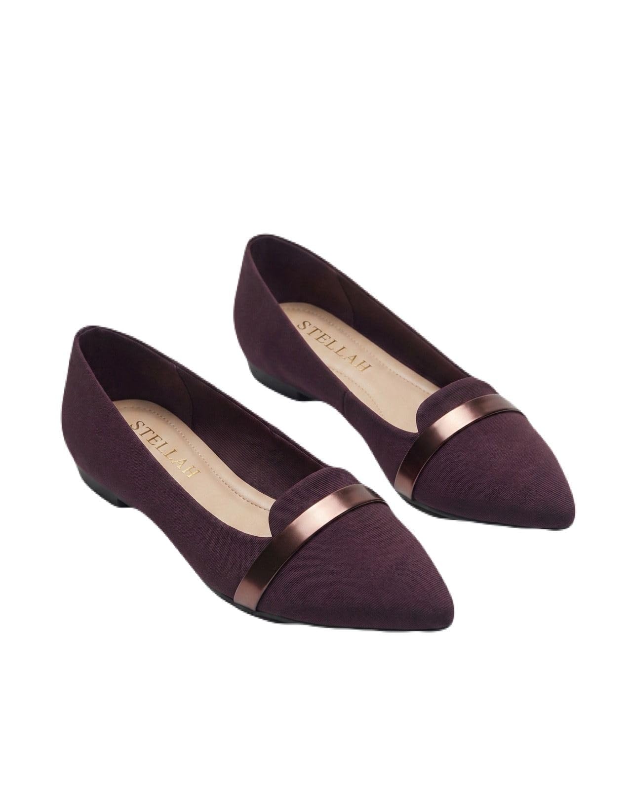 Women's Comfortable Ballet Flats | Casual Slip-On Ballerina Shoes | Soft Cushioned Insole | Lightweight Everyday Office & Walking Footwear | Round Toe Fashion Flats for Women-image-17