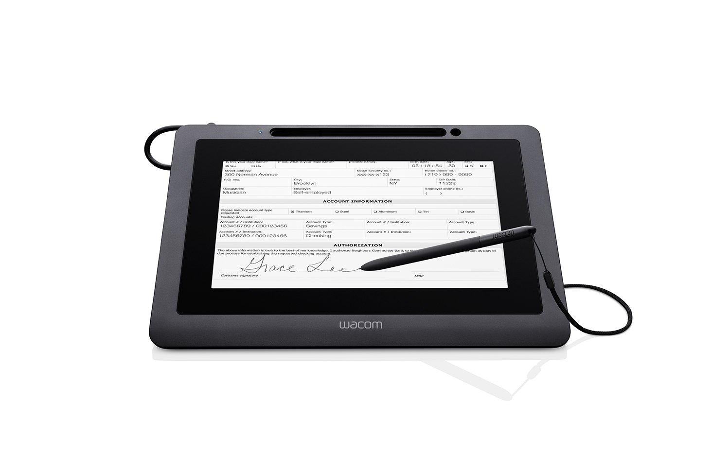 Amazon.com: Wacom LCD Signature Display 10.1in USB DTU-1031X