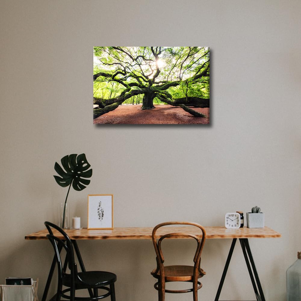Angel Oak Tree Large Canvas Wall Art - Image 3